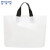 稳斯坦 WST1014 塑料包装袋(10个) 服装购物袋PE手提袋亮面乳白 45*35+8