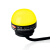 K50L防水防尘设备状态指示灯三色灯半球形设备信号灯12V24V 黄色 单色