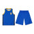 安踏（ANTA） 儿童套装篮球运动服新款男童装透气速干训练队服小学生两件套 -2旋风蓝 130