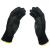 冰禹 BYsy-22 pu尼龙涂掌手套 耐磨防滑涤纶工作防护手套 黑色浸胶涂胶劳保手套 M码（10双）