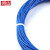 铸固 1007电子线 耐高温环保电线 PVC导线连接线 22AWG/蓝色10米
