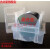 硅片晶圆盒晶舟盒晶片盒LED盒透明花蓝运输盒插片包装盒cassette 4寸方片硅片盒(100mmx100mm)