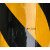高速公路波形护栏端头反光膜 弯头反光膜 桥梁护栏板端头防撞警示 黄黑色40*50(斜纹间距10cm)