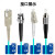 蓝邮 光纤跳线 SC/UPC-SC/UPC万兆多模单芯10米电力/广电/电信尾纤2.0纤A级插芯耐插拔