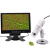 AV/TV400X显微镜高清工业电子接口放大镜连检测显示器 白色