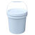 加厚食品级塑料桶圆桶带盖大口径化工密封腌咸菜塑料桶5L公斤25升 黑色