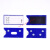 磁性标签牌 货位仓位卡仓库仓储标示牌磁性材料卡货架库位JYH 5x8强磁(蓝/白/红)颜色留言