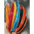 塑钢PET彩色透明打包带塑胶带编织带条黄红蓝绿紫白绿手工适用包 光面宽5mm厚1.2mm蓝色 10公斤