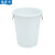 豫震虎 塑料水桶加厚圆桶工业储水桶化工胶桶厨房大号垃圾桶 380L水桶不带盖 白色YZH-481