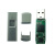 U盘主控板单贴USB3.0手机EMMC编程器U盘DIY套料配旋转外壳NS1081S 安国指纹主控板