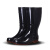 圣驰工业PVC雨鞋劳保橡胶鞋女式防滑水鞋  黑色39