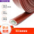 立始玻纤高温套管硅橡胶防火套管隔热保温软管高温耐热玻纤管绝缘套管 内径8mm  一米