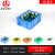 零件盒长方形盒子料周转分类塑料物料工具螺丝配件整理收纳箱 3#周转箱X10个 红色
