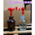 玻璃滴管滴瓶 白玻璃滴瓶30 60 125ml 透明试剂瓶红胶头吸管滴瓶化学实验精油瓶MYFS 白滴瓶60ml(一套)