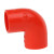 伟星（VASEN）PVC线管管件 阻燃电线保护管 16mm/20mm 绝缘电工配件 PVC管材配件 弯头红色 10个装 16mm