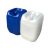 30L塑料桶 30kg密封桶 30公斤方形塑料桶 蓝色堆码桶 30LA堆码桶加厚1.5kg-半透明