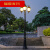 矢向高杆灯欧式防水灯灯景观公园别墅小区双头3米 2米2头黑色 LED光源