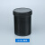 工厂现货1L公斤油墨罐敞口1升大口塑料包装瓶带内盖广口涂料圆罐 1L油墨罐D321 黑色