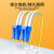 隆言 光纤跳线 ST-ST 单模双芯 黄色 0.2m LY-HD21G