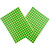 玛仕福 圆点不干胶贴纸 彩色色标分类记号定位标签贴10mm绿色（2475贴/包）
