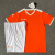 卡尔美（KELME）定制短袖比赛训练印字速干卡尔美足球球服套装男女大学生队服透气 ZB015 白色 3XS