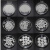 高铝瓷圆球斜三角厂家高铝瓷研磨石抛光磨料陶瓷研磨球氧化铝磨石 高铝瓷圆球12mm（25公斤）