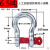 广东精品G209弓形美式卸扣吊装合金钢锁扣D型卡口马蹄吊环钢丝绳 6.5吨