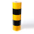 红白黑黄路桩反光膜带 交通安全柱子电线杆级EGP反光膜 警示柱反 三黄二黑60cm*1米长