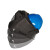 盛融乾高空作业电焊面罩配安全帽式电焊帽氩弧焊头戴式面屏焊工专用可 默拍发黄色安全帽