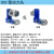 腾锟  3号BT30型防水结构型钻磨镗铣电机组合高精度动力头主轴头 蓝色普通BT30+1500W电机 