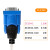 Z-TEK力特工业级USB转rs232串口线db9针COM口公头PL23032F 蓝色 0.5m