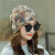 莎蒂莉女式韩版春秋薄款包头帽时尚妈妈月子帽子舒适帽光头睡帽头巾 暗红冰凌 均码