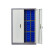 京顿JINGDUN 零件柜电子元器件柜零件盒收纳箱螺丝盒元件盒存放柜 75抽蓝色有门