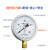 闲遇 耐震压力表YN100液油压表水压表抗震1.6mpa防震径向0-40mpa YN-100表面 0-0.16mpa