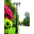 动真格（DongZhenGe）欧式小区路灯双头草坪灯防水户外花园别墅景观灯3米高杆灯AA 2.9米3头 黑色 送LED光源