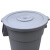 金诗洛 K5466 圆形带盖塑料垃圾桶 环卫储物垃圾桶酒店工厂超市大号保洁桶 168L