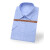 中神盾DY5601男女短袖衬衫夏季新款43码蓝细斜（1-9套）