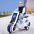 萨玛特儿童电动车摩托车可坐人男女小孩玩具车宝宝幼儿童车 中配橙9A电瓶+转把油门
