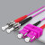 光纤跳线LC-LC-SC-FC-ST万兆多模双芯OM4光纤线40G尾纤工程电信级3/5/10米 SC-ST 多模双芯 OM4 50m