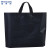 稳斯坦 WST1014 塑料包装袋(10个) 服装购物袋PE手提袋 磨砂黑 40*30+8