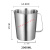 量筒 1000ml 量杯304不锈钢量杯带刻度量筒厨房烘培量杯奶茶店专 2000ml量杯