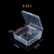 pp样品盒小螺丝透明收纳盒电子五金工具首饰配件塑料零件盒 S-511_5个