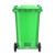 舒蔻（Supercloud）大号塑料分类垃圾桶小区环卫户外带轮加厚垃圾桶 120L加厚绿色分类厨余垃圾