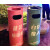 商用定制垃圾桶复古工业风营地油桶户外大号创意个性网红高颜值箱 【米白】80cm高