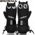 BNDGIMA 儿童滑雪手套男女童护掌单板加厚保暖防水闷子内置护腕板 黑色 M6-8岁
