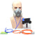 防毒面具 供气式半面罩 长管呼吸器面罩 防尘喷漆/搭配6200 4升级版双碳芯套件 6200款