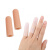 硅胶手指保护套防干裂保湿手指套受伤手指写字防磨手指防痛 白色闭口1个大号