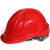 代尔塔 安全帽工程施工建筑领导工业ABS工地透气防砸头盔 可印字 蓝色