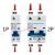 适用直流断路器100安 空气开关DC12V 24V48V72伏 大电流空开125A 2P 80A