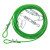 京棣工品 晾衣绳 包塑钢丝绳 室外晒被绳 防水挂衣晾衣绳 8mm绿色定制（室外配件） 